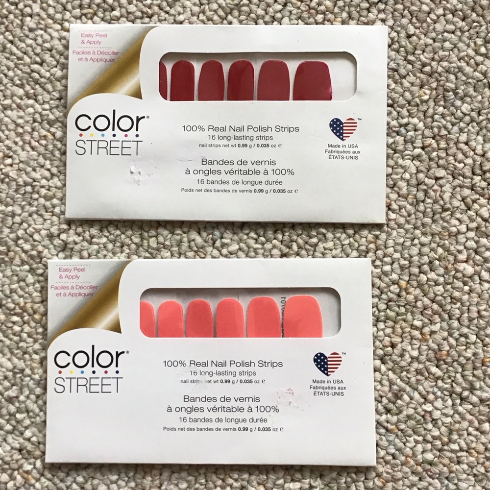 2 sets Color Street Strips